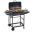 Barbecue au gaz 42 000 Bbq avec 1 brûleur latéral, acier inoxydable, surface de cuisson de 352 pieds carrés, 4 brûleurs au propane et grilles émaillées, idéal pour la cour arrière
