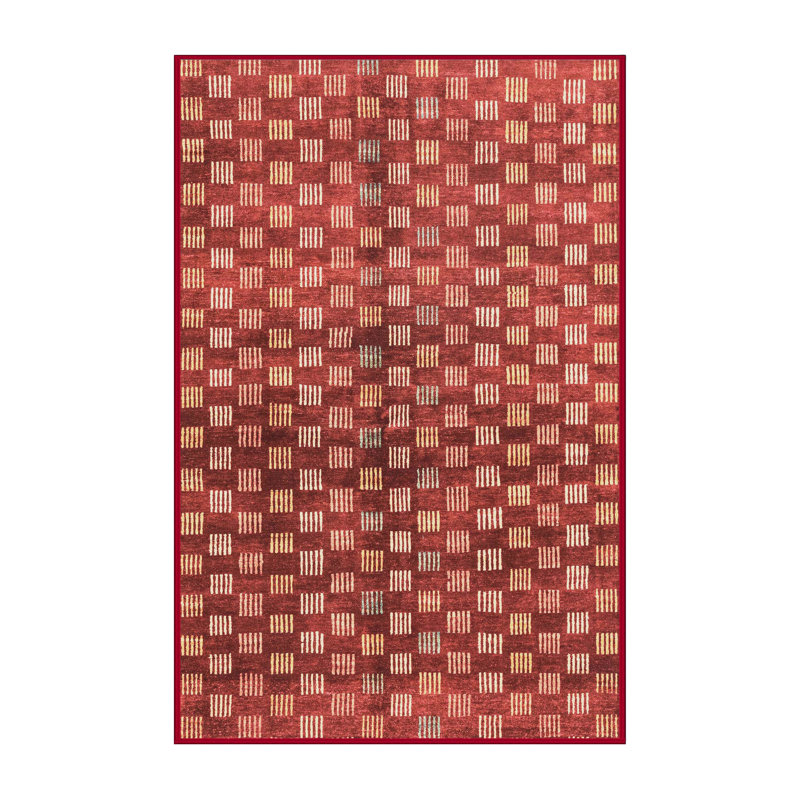 Abstract Indoor Rug, Rectangle 4' x 6'