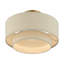 Plafonnier semi-encastré 1 lumière Charleeann 13 cm