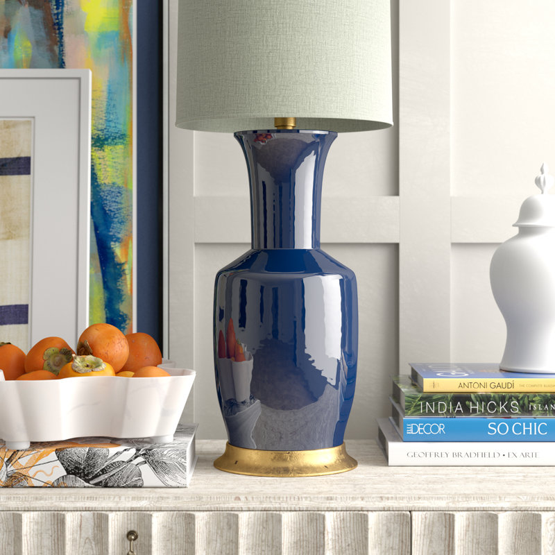 Table Lamp, Navy Blue