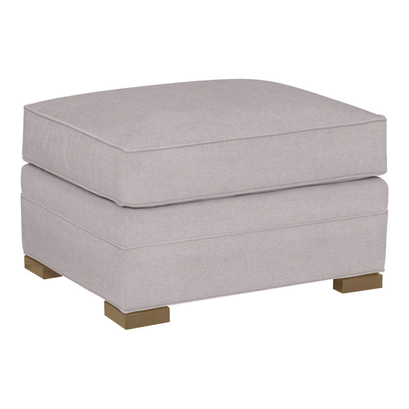 Davidson 28" Ottoman, Hampton, Nadia Linen