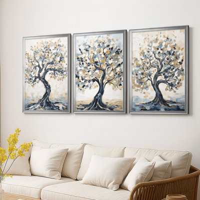 LANDSCAPES Series CCX - Toile tendue avec châssis sur mesure - 3 pièces