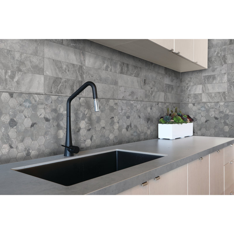 Itona Tile 1/2” x 12” Polished Marble Pencil Trim (Sold By the Piece)