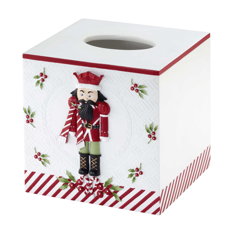 Peppermint Nutcracker Bath Tissue Cover