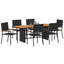 6 - Person Patio Dining Set with Rectangular Table-1055160468