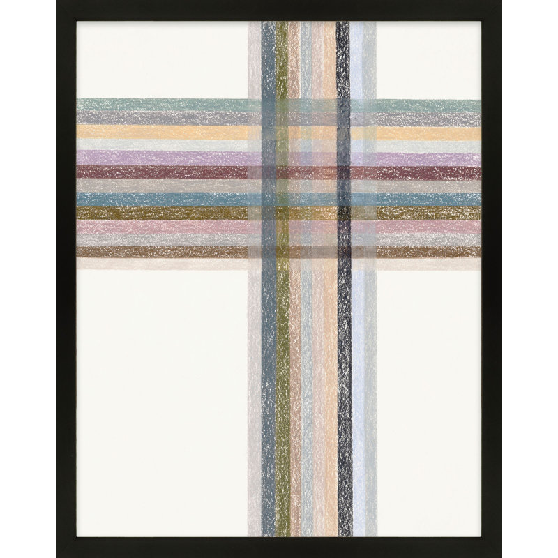 Intersection II Vertical Print by Beth James, Black Framed, 24" W x 30" H