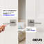 Quadra Privacy Door Lever Modern Concealed Design For (Bed & Bath) – Sleek Minimalist Style in Brushed Nickel-114645788