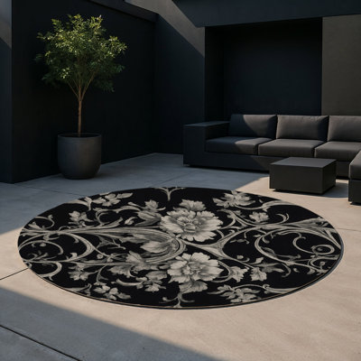 Tapis intérieur et extérieur Obsidian Twist