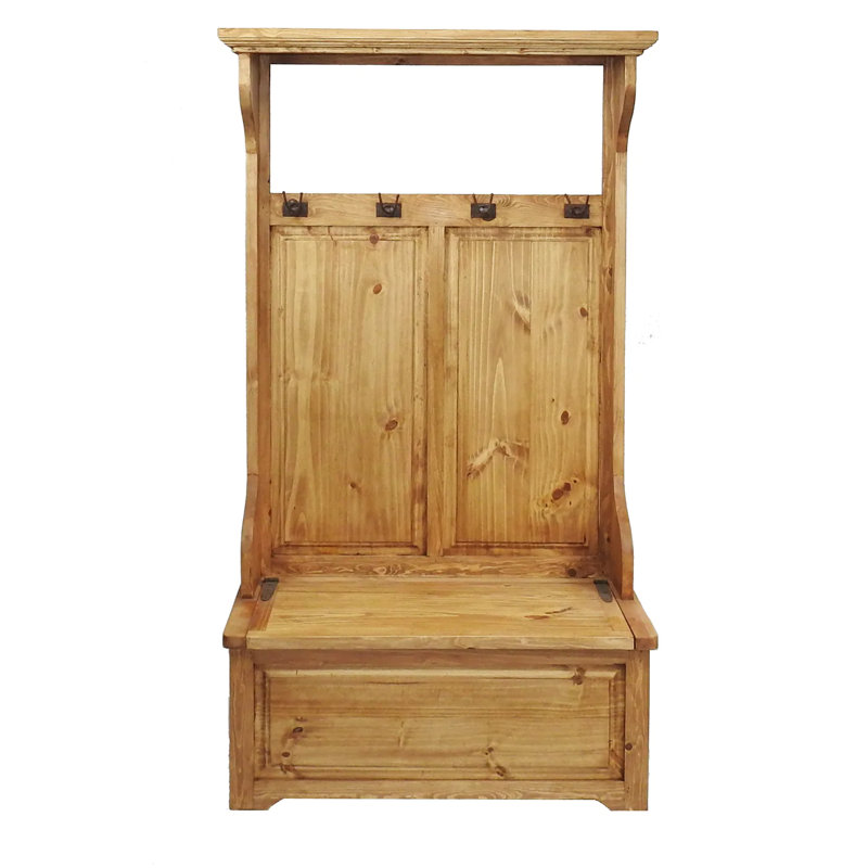 Delhall Hall Tree 45'' Wide with Bench and Shoe Storage
