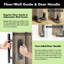 5-in-1 Design 80" Colour Solid Pine Unassembled Door with Black Rustic Installation Hardware Kit-89213770-89213791