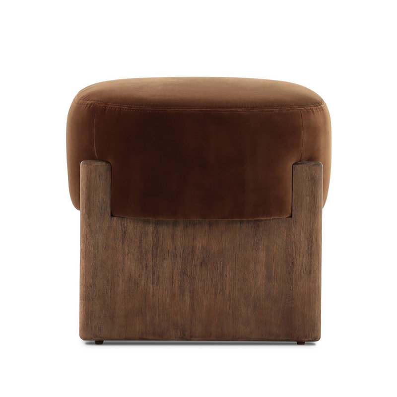 Kirby Accent Stool, Surrey Ochre, Cotton Blend