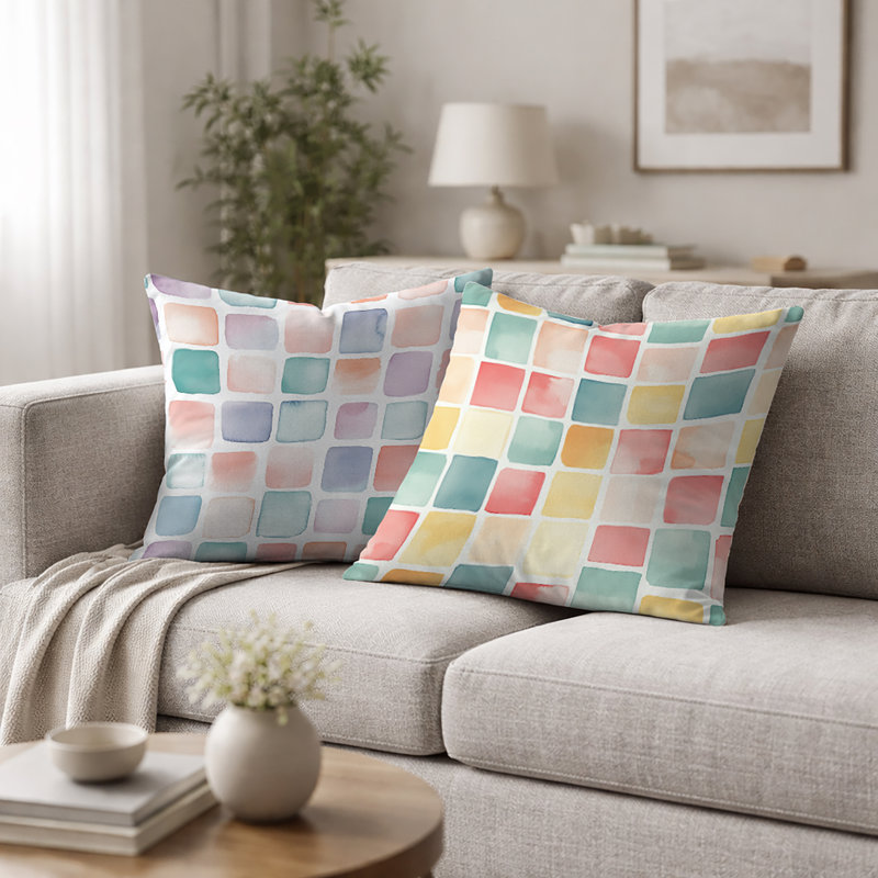 Coussin Boho, H 18 po x l 18 po