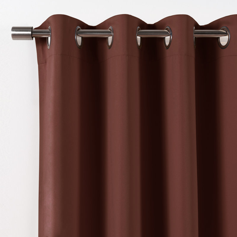 Colinton Curtain Single Panel, 100" W x 84" L, Chocolate