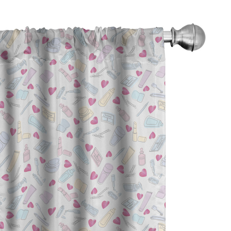 Rideaux 4 panneaux East Urban Home, L 56 po x L 84 po