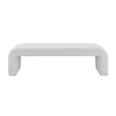 Fumeterre Polyester Upholstered Bench