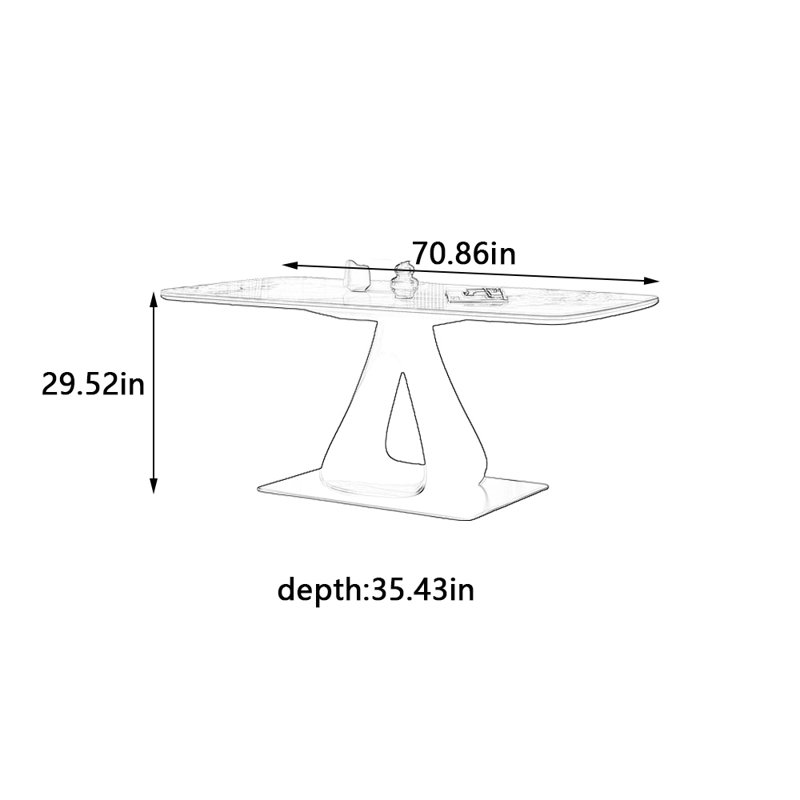 Malani, 29.52"H x 70.86"L x 35.43"W