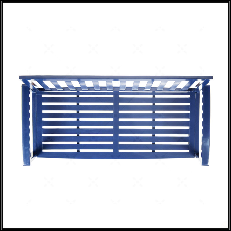 Farmhouse Wood Bench, Blue