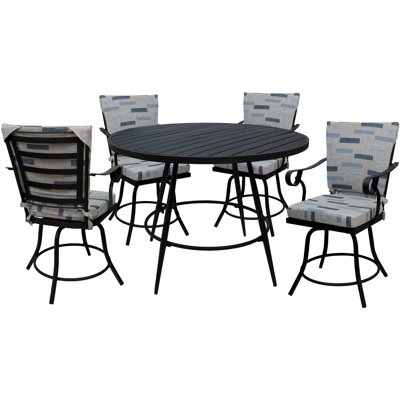 Ensemble repas extérieur pour 5 personnes Eleecia