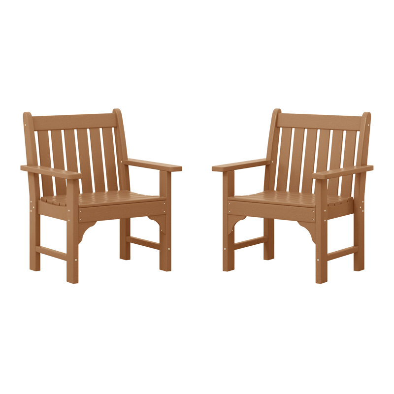 Poly Garden Arm Chair (Set Of 2), Teak