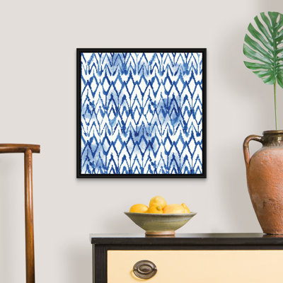 Ornement indigo clair par Aimee Wilson-reproduction d’art sur toile