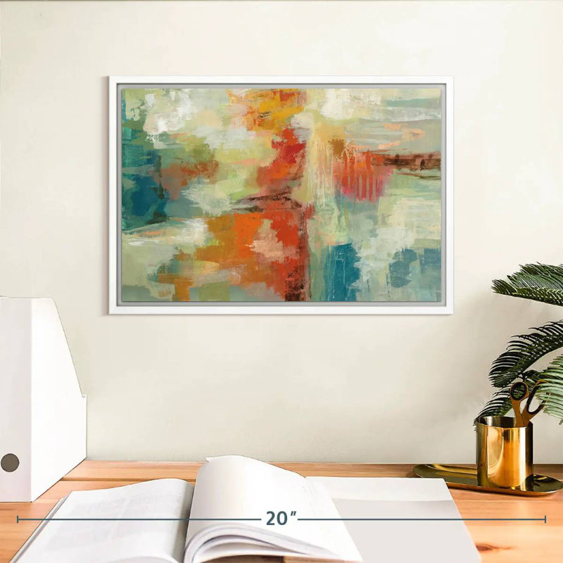 Récif de corail, Cadre flottant blanc, 13 po x 9 po