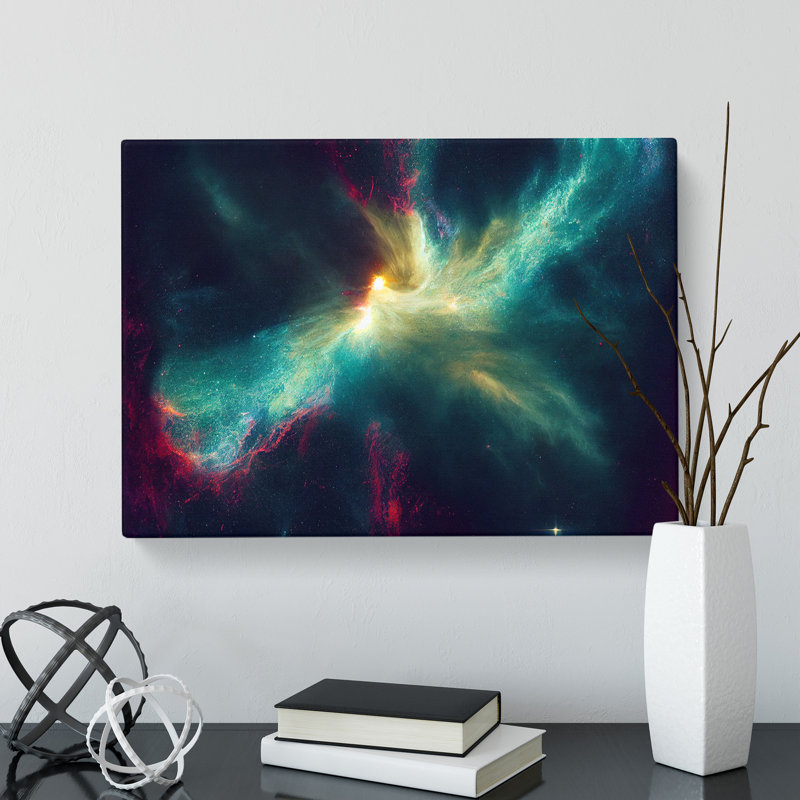 Captivating Galaxy Vol.2 - Wrapped Canvas Photograph - Wrapped Canvas, 50cm H x 76cm W x 3cm D