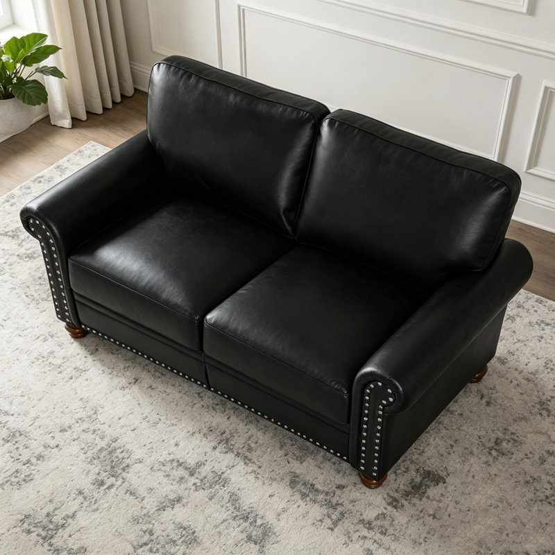 Causeuse de salon, 2, Black