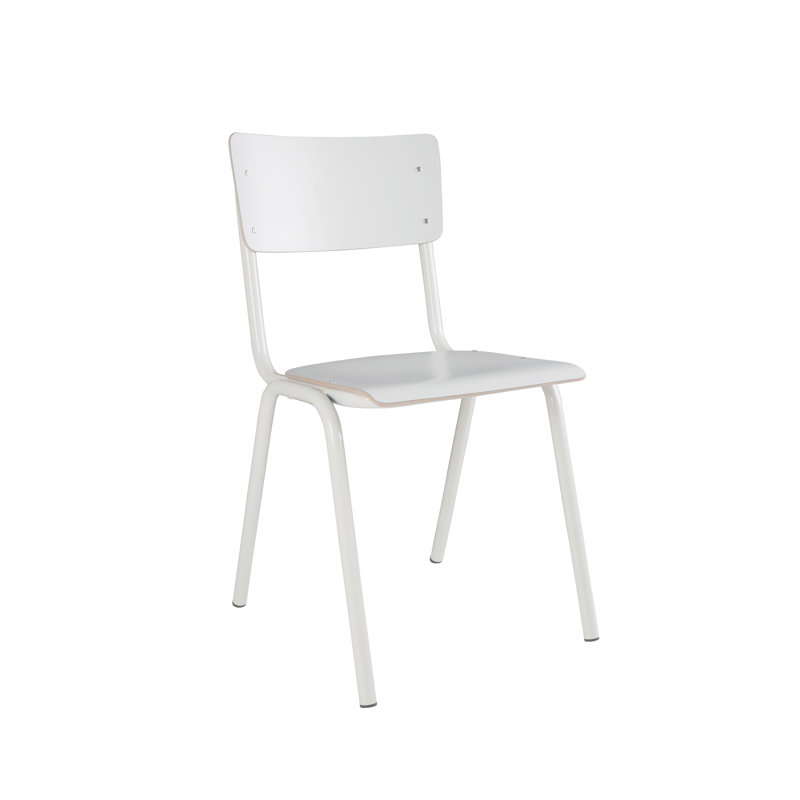 Chaise d'appoint empilable, Blanc