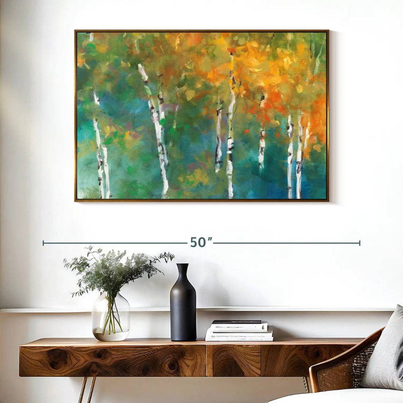 Confettis II, Cadre flottant doré, 40 po x 27 po