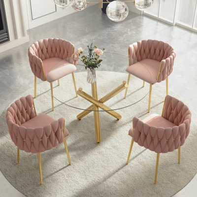 Raykwan 4 - Person Three Leg Dining Set