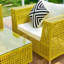 Chaise d'extérieur en rotin pour l'extérieur
