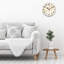 Décoration murale en marbre beige tourbillon 12 po x 12 po