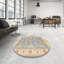 Tapis bleu/beige traditionnel-1472178248