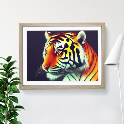 Blessed Tiger - Single Picture Frame Print