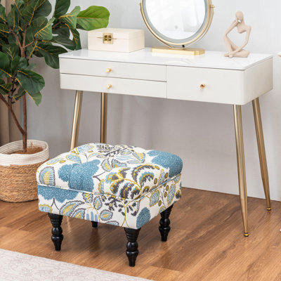 Cauley Upholstered Ottoman
