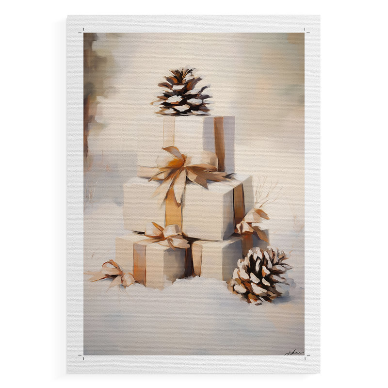 Art des Fêtes de Noël - série 2-Cccxiii - impression sur toile seulement - non encadrée