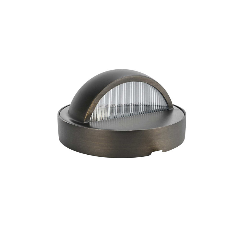 Lampadaire paysage en laiton coulé 3 x 2 bronze foncé