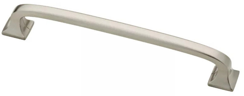 Poignée lombaire 4 po Builder Fashion, Nickel satiné, 1 paquet, 4"