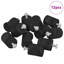 Vidaxl Cabinet Knobs Black Iron Modern Furniture Hardware Home Decor Handles-124645644