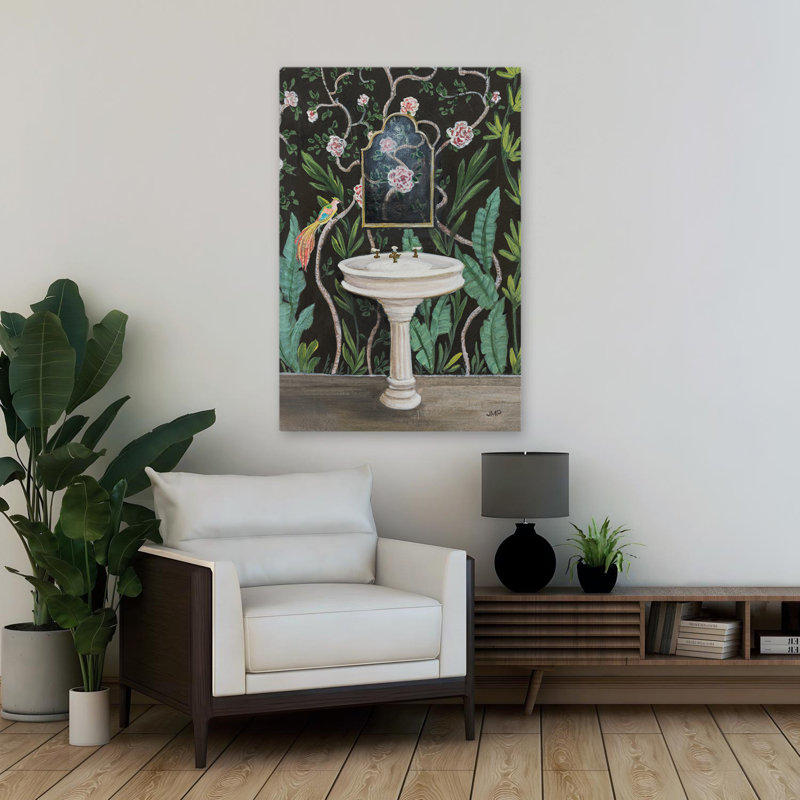 Botanical Bath I Art Deco Animal, H 36 po x l 24 po