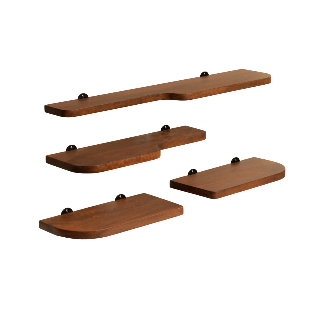 Valetta 4 Piece Mango Floating Shelf (Set of 4) AllModern 