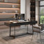 Bureau d'ordinateur moderne 70,87 ", bureau d'étude et de travail, pieds en Y en métal