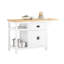 Solid Wood Top Kitchen Island
