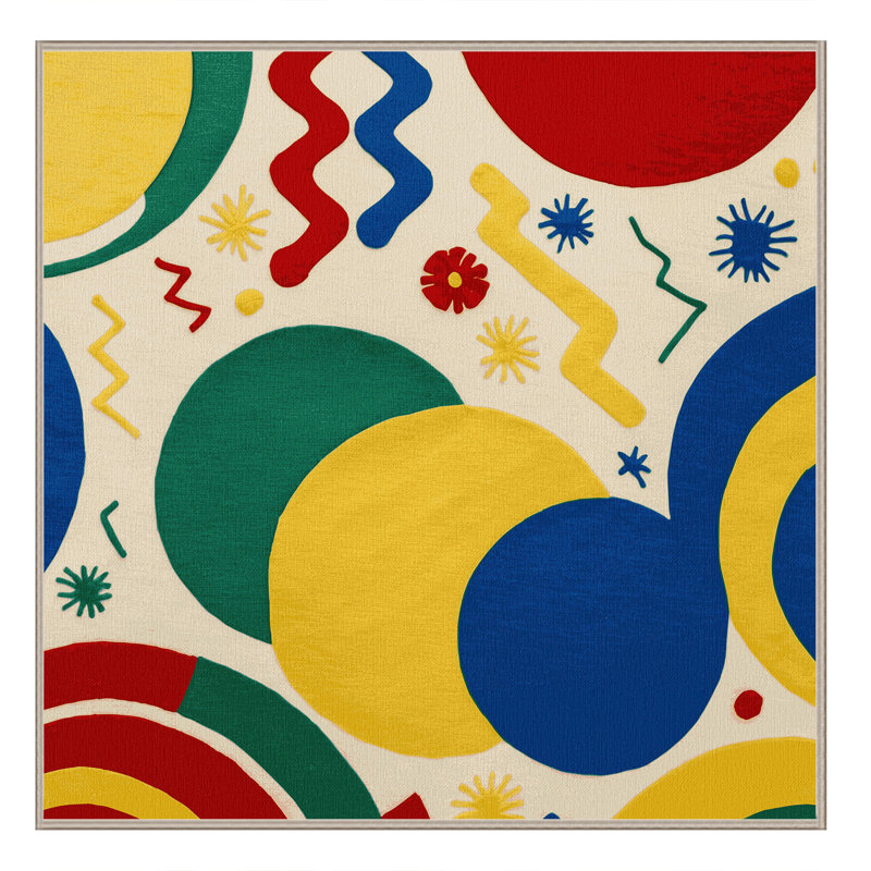 Sleek Bounce Rug, Square 4'