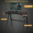 Momeyer Metal Base Computer Desk