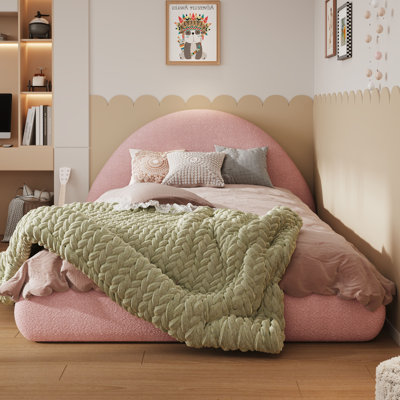 Lit plateforme tapissier Cleary