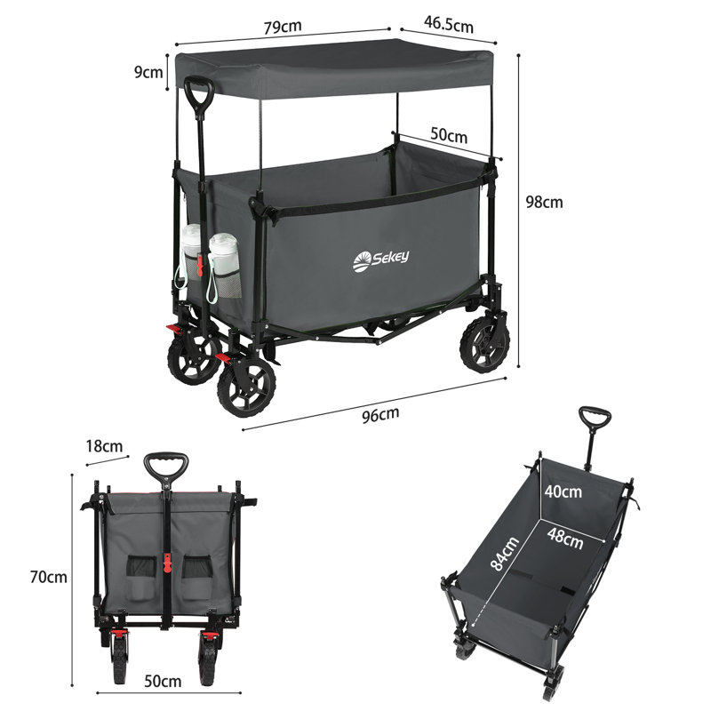 Hand Garden Carts, Grey