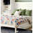 White Queen-Size Murphy Bed Wall Bed With Built-In Wardrobe + Drawers + Shelves, Integrated Design Saves Space, Fully Meets Sleeping And Multi-Layer Storage