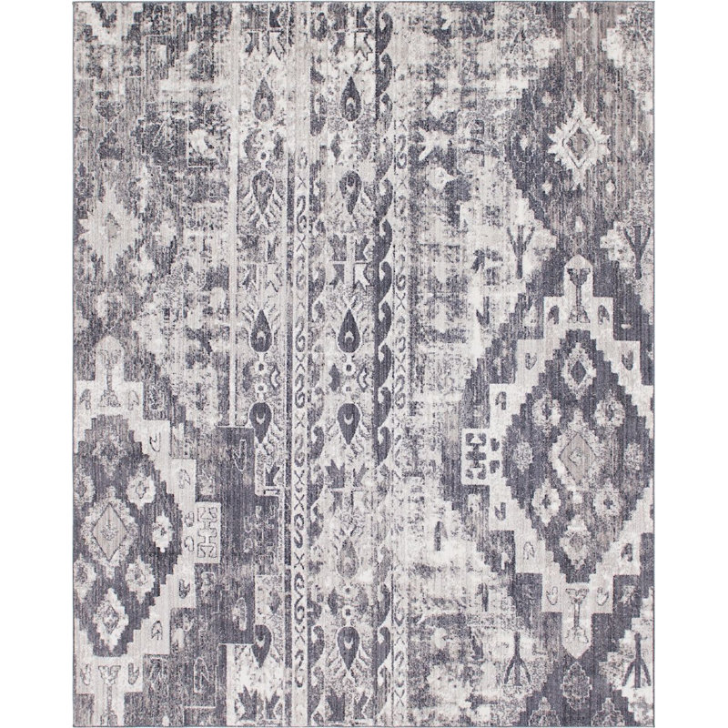 Geometric Indoor Rug, Rectangle 9' x 12'