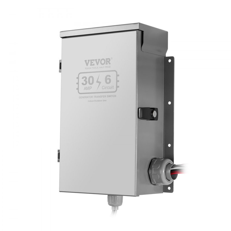 Manual Transfer Switch 30A Generator Transfer Switch Kit NEMA 3R 7500W 120/240V